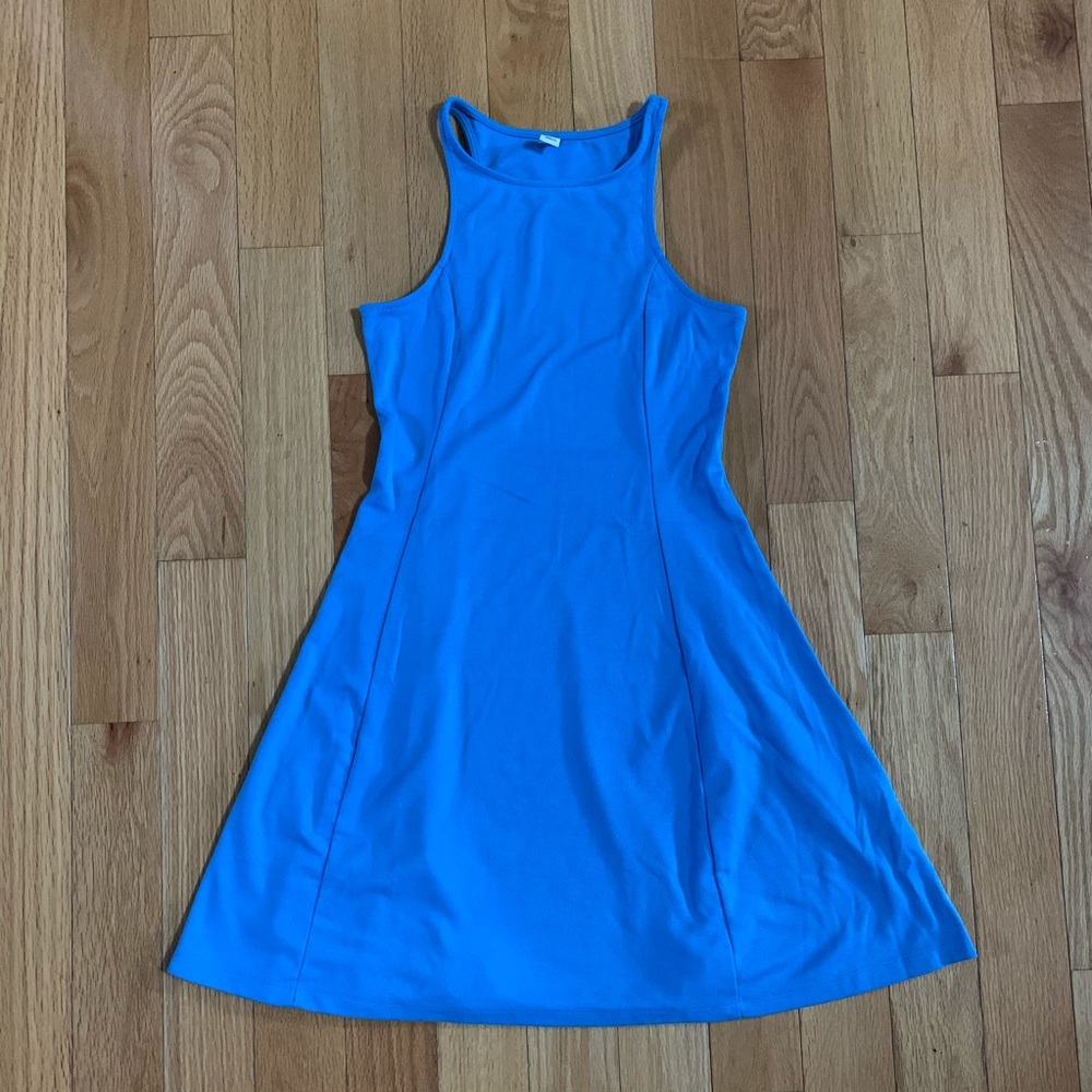 Old Navy bright blue sun dress